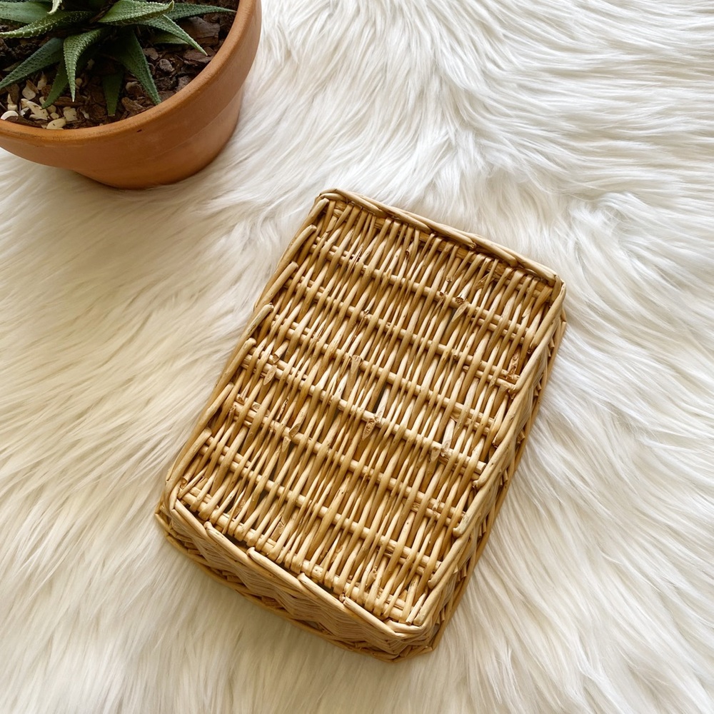 Rectangular Wicker Basket - Picture 5 of 6